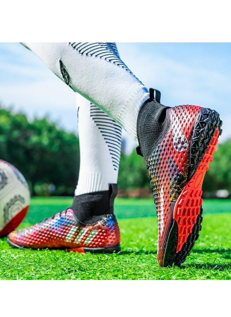 Generic Men's Football Shoes Hard Ground Football Shoes Outdoor and Indoor Professional Youth Boys' Football Shoes Men's and Women's Football Shoes  - Image 2