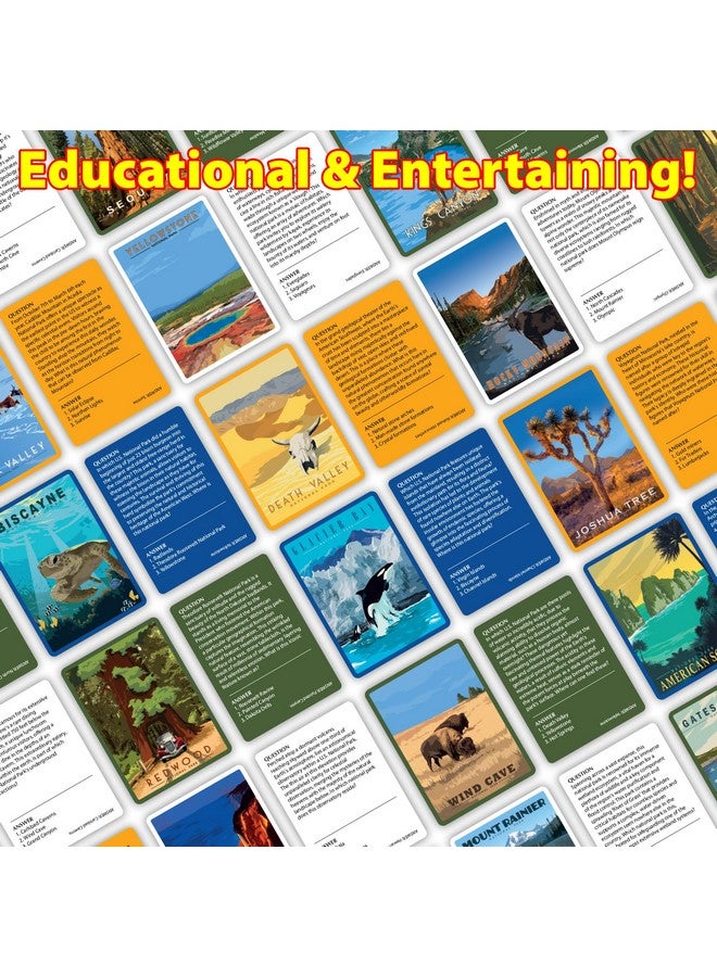 Funwares National Parks Pursuit Trivia Board Game Just Got Better - All 275 Trivia Questions Updated! Explore All 63 U.S. National Parks, Family Board Game for Kids, Teens and Adults, 2-6 Players - Image 5