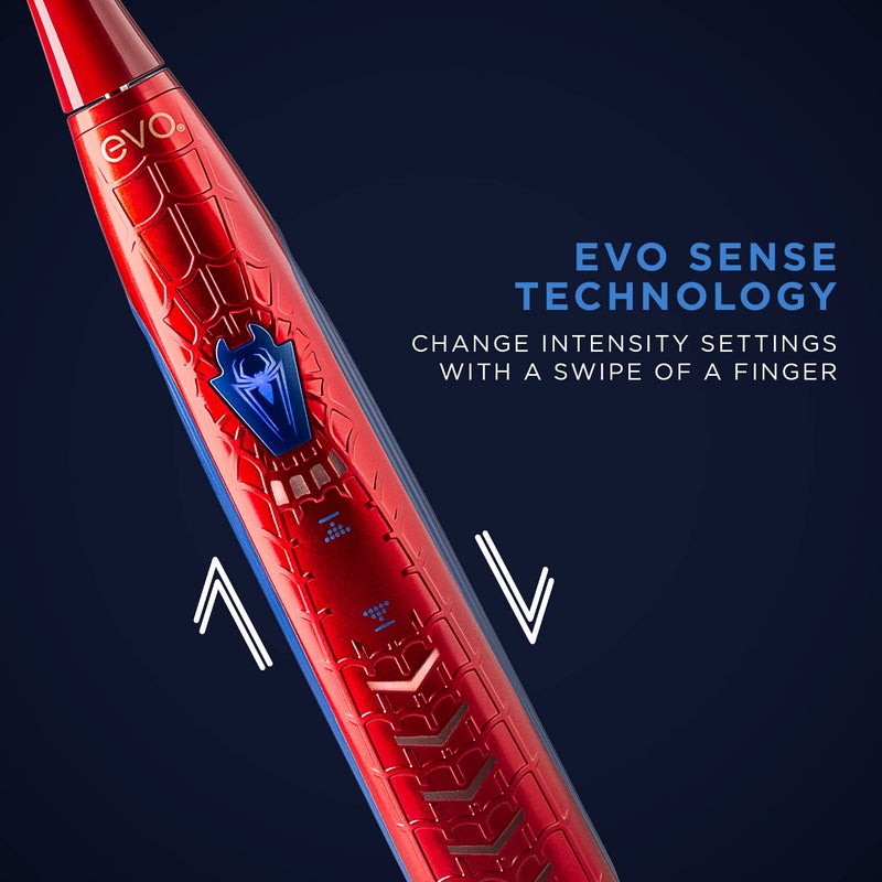 evo SPM-1 Spider-Man Rechargeable Sonic Toothbrush, Marvel Electric Toothbrush for Adults, Marvel Gifts, Soft Toothbrushes for Adults, Collector's Edition - Image 5