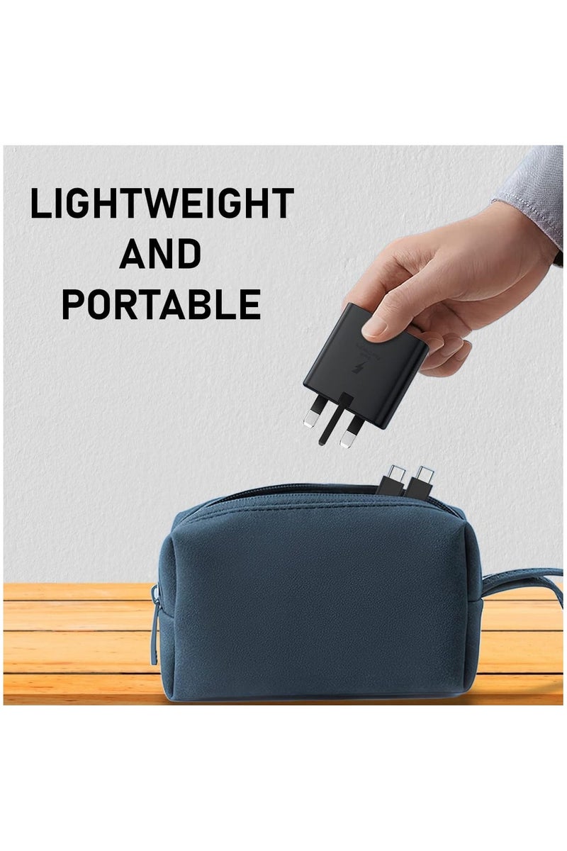 A15 / A15 5G Charger 25W Super Fast Charging Plug with USB Type-C Cable 1M – High Speed 3 Pin Wall Adapter for Samsung Galaxy A15 5G - Image 5