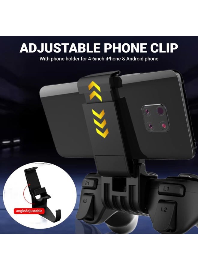 arVin Mobile Controller for iOS iPhone & Android Phone Samsung Galaxy, Wireless Gamepad Joystick Joypad with Phone Holder for MFi Games, Cloud Gaming, Call of Duty Mobile, Genshin Impact, Apex, Direct Play - Image 5