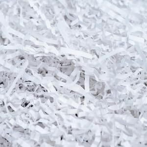 PackSmith White Crinkle Paper for Gift Wrapping Basket Filling Reusable EnvironmentFriendly 1kg 80gsm Set of 1 - Image 1