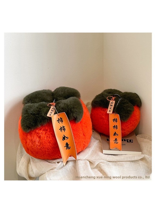 Imitation Rex Rabbit Fur Large Good Things Happen Persimmon Moving Gifts House Layout Creative Gifts Car Decoration Gifts-Specifications:30# - Image 5