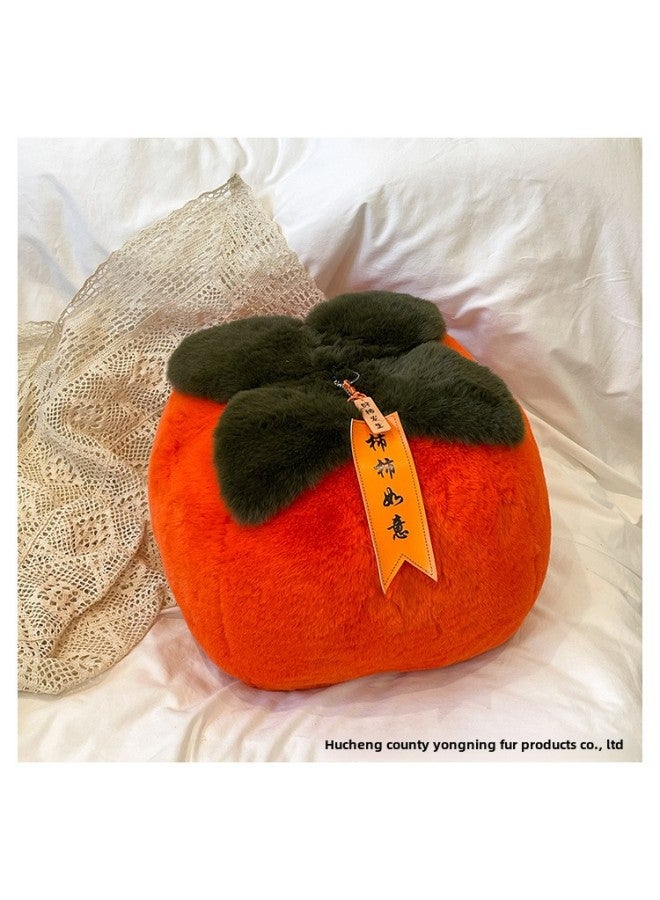 Imitation Rex Rabbit Fur Large Good Things Happen Persimmon Moving Gifts House Layout Creative Gifts Car Decoration Gifts-Specifications:30# - Image 3