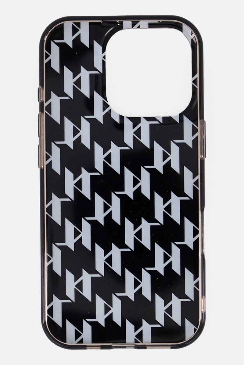 Karl Lagerfeld iPhone 16 Pro Ikonic Monogram Phone Case, Multicolor  - Image 3