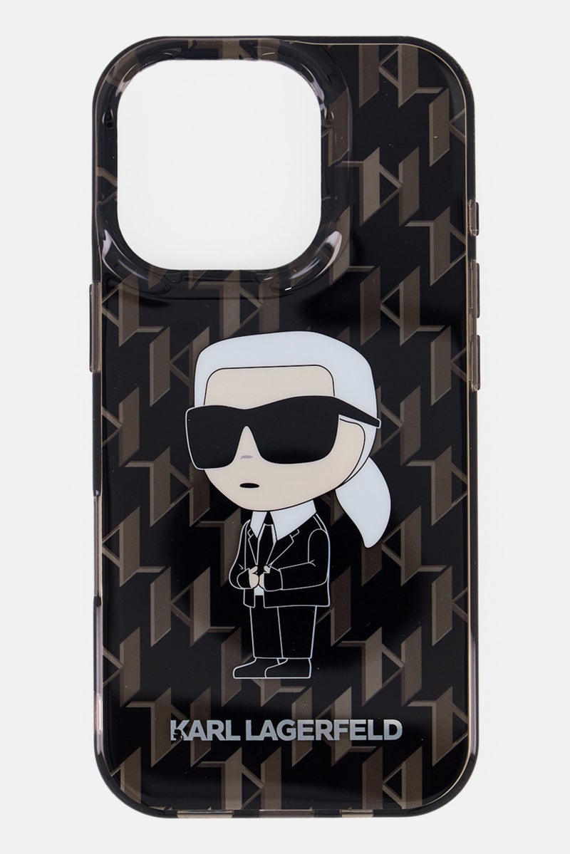 Karl Lagerfeld iPhone 16 Pro Ikonic Monogram Phone Case, Multicolor  - Image 2