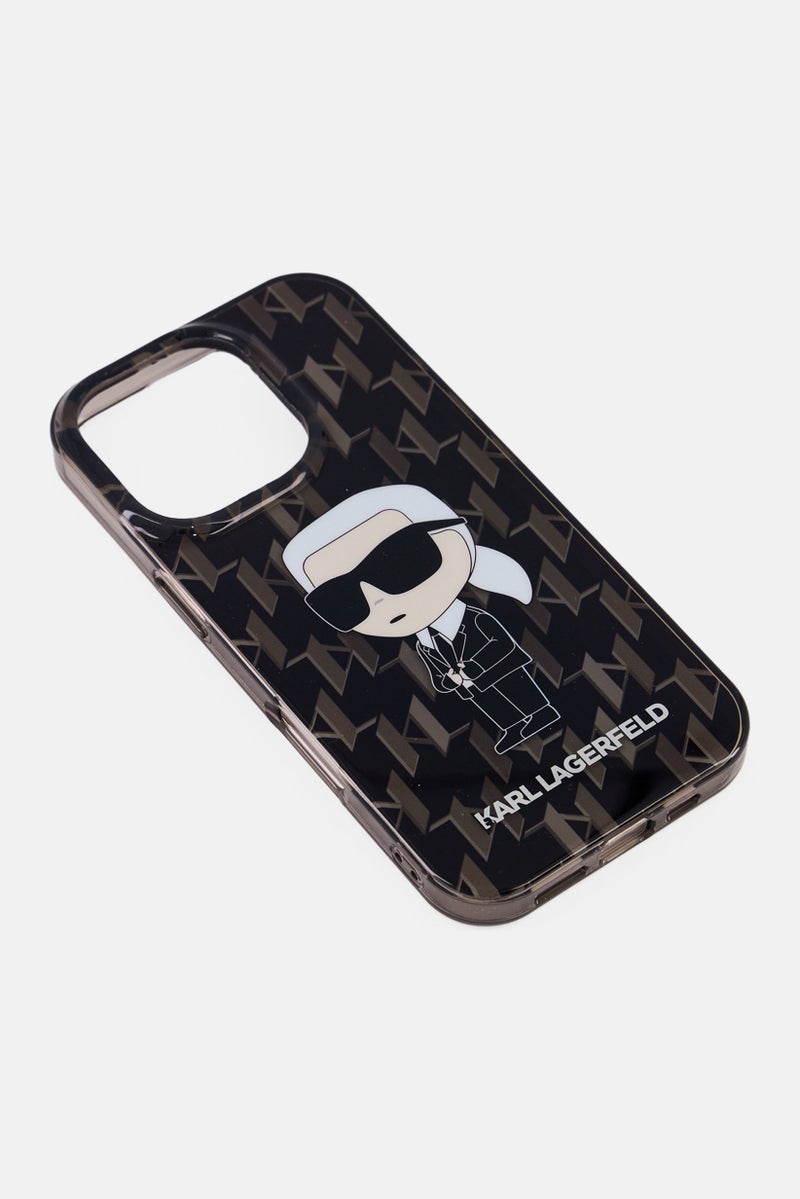 Karl Lagerfeld iPhone 16 Pro Ikonic Monogram Phone Case, Multicolor  - Image 4
