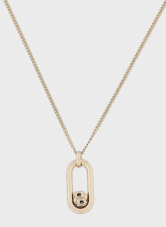 BOSS Double B Swing Necklace with a Double B Charm - 1580627 - Image 1