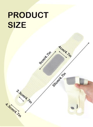 2 PCS Ultra Thin Wrist Brace for Carpal Tunnel, Elastic Wrist Wraps for Arthritis and Tendonitis, Wrist Straps Support, Pain Relief, Compression and Support for Fitness Enthusiasts (Skin Tone) - view 2