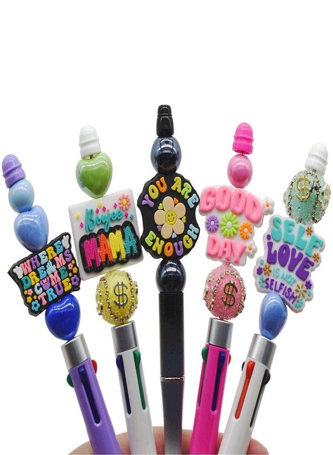 Gibleitz 110Pcs Non-Repeat Silicone Focal Beads for Pens,Random Different Focal Bead Bulk Mixed Cute Loose Beads for Beadable Pen Keychain Jewelry Making DIY Gift Class Prize - Image 3