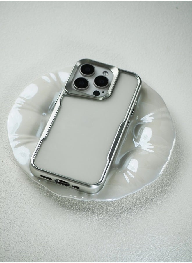 iPhone 15 Pro Max Case, Non-Yellowing Shockproof Phone Bumper Cover, Anti-Scratch Clear Back