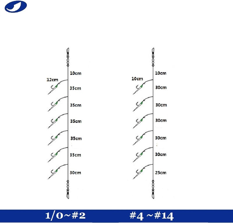 OCEAN CAT 10 Packs Shrimp 5 Hooks Glow Saltwater String Hook Fishing Lure Bait Rig Tackle - Image 2