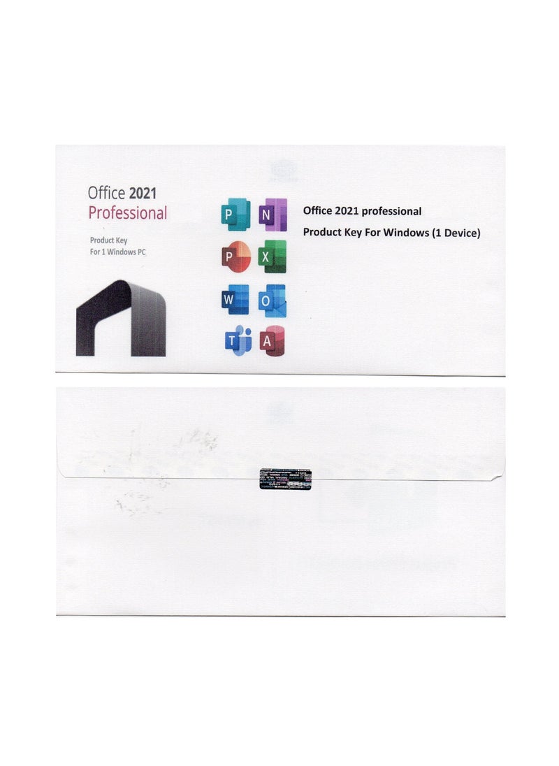 Microsoft - Office 2021 Professional مع اشتراك Teams مدى الحياة لنظام التشغيل Windows - Image 1