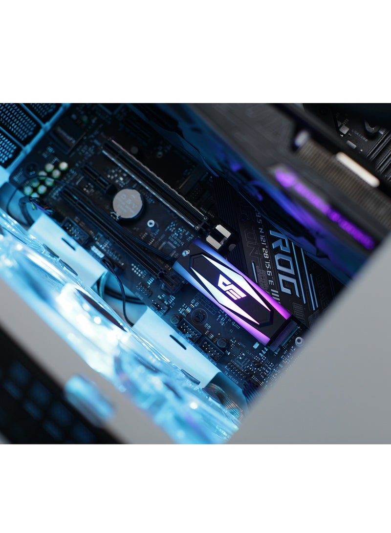 DM2 RGB M.2 2280 ARGB Heat Sink SSD Heatspreader - Image 5