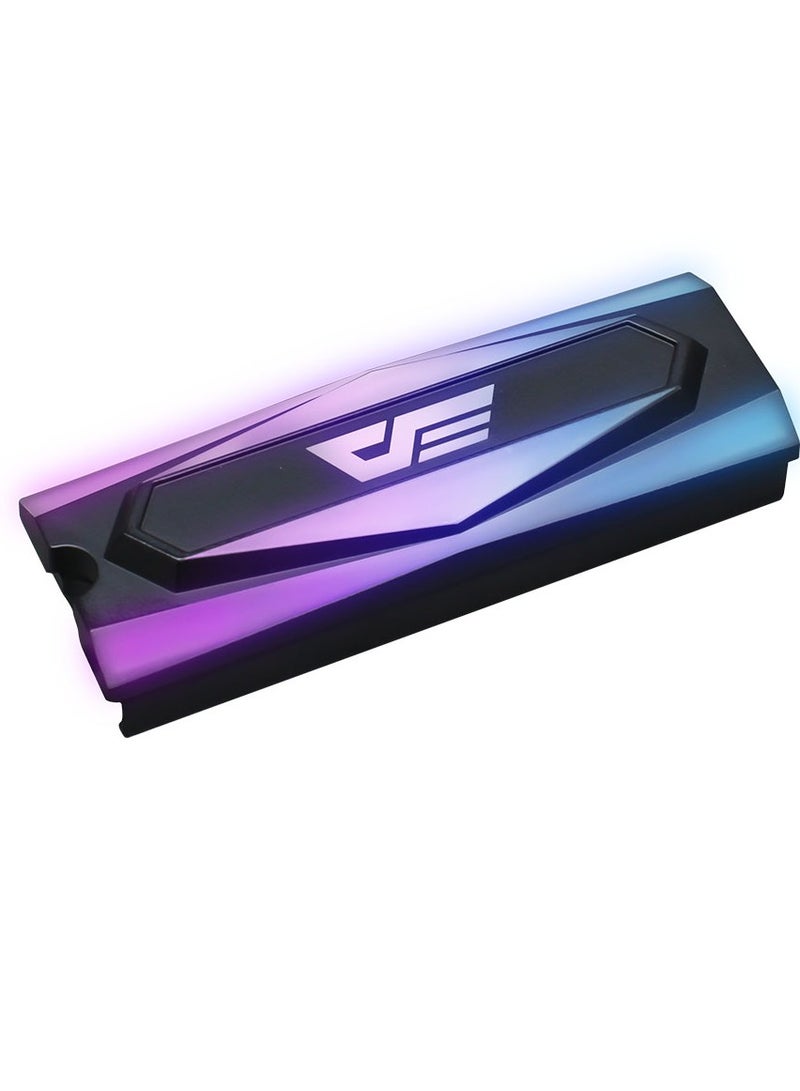 DM2 RGB M.2 2280 ARGB Heat Sink SSD Heatspreader - Image 2