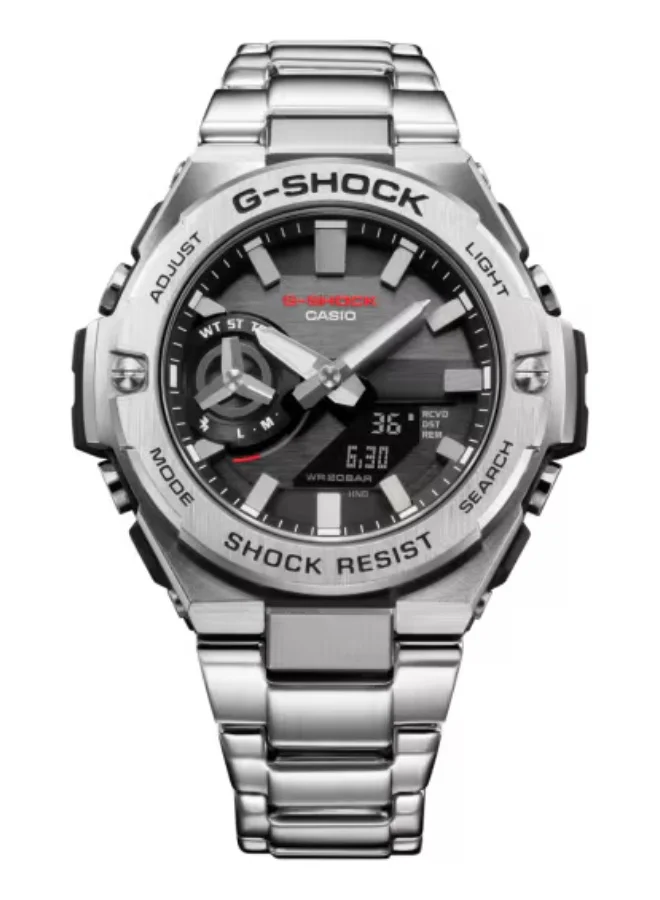 G-SHOCK Men's Stainless Steel Analog-Digital Watch GST-B500D-1A1DR - 48.9 mm