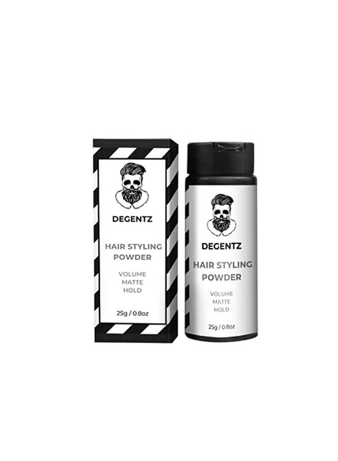 DEGENTZ DEGENTZ King Sized Hair Styling Powder - Volumizing and Mattifying Hold (0.8oz / 25g) - Add Life and Texture without Grease - Non-Sticky, Natural Look  - Image 2