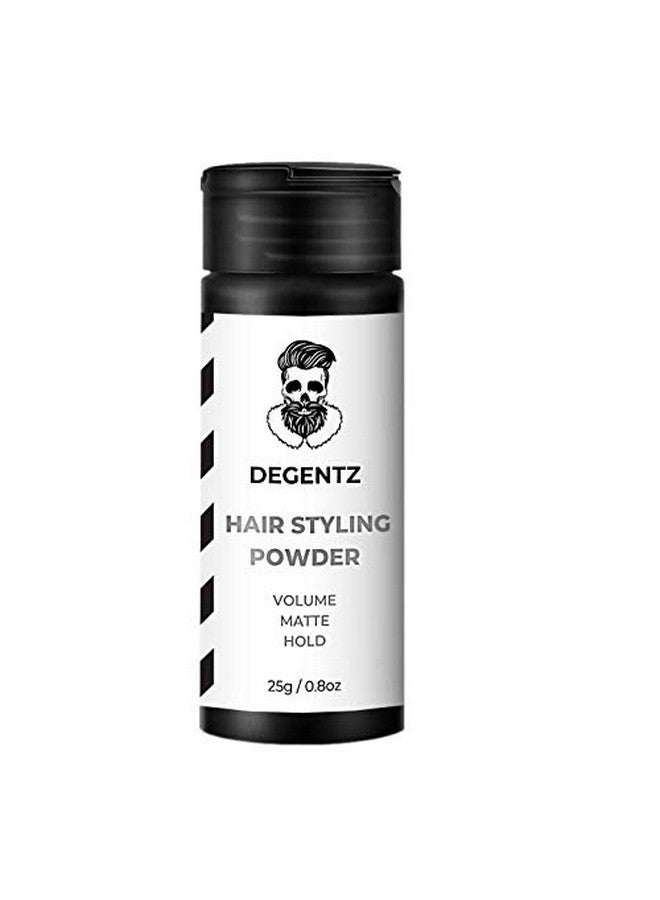 DEGENTZ DEGENTZ King Sized Hair Styling Powder - Volumizing and Mattifying Hold (0.8oz / 25g) - Add Life and Texture without Grease - Non-Sticky, Natural Look  - Image 1