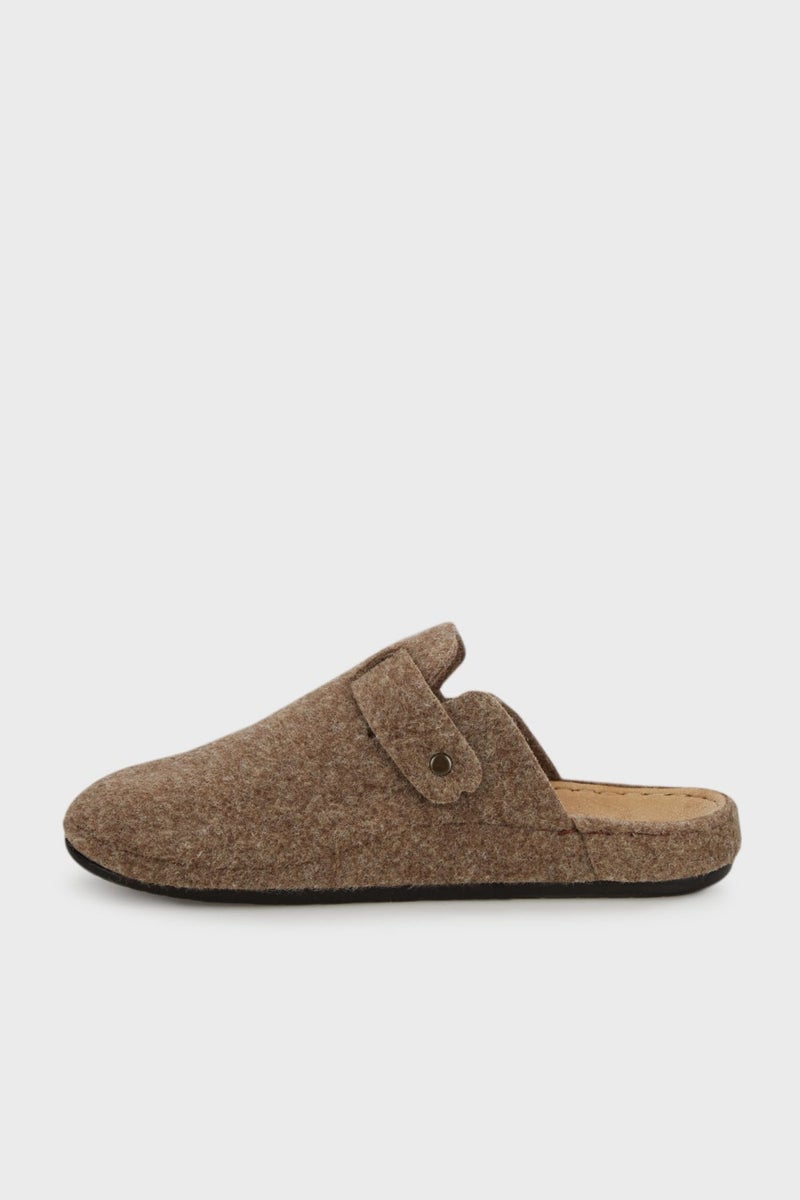 Buratti Belted Felt Winter Home Slippers Men's Slippers 6711003  - Image 2