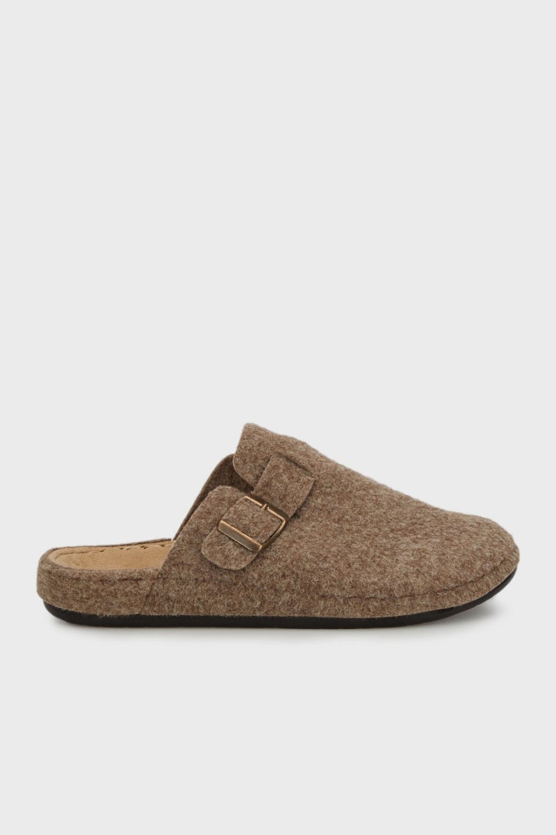 Buratti Belted Felt Winter Home Slippers Men's Slippers 6711003  - Image 1