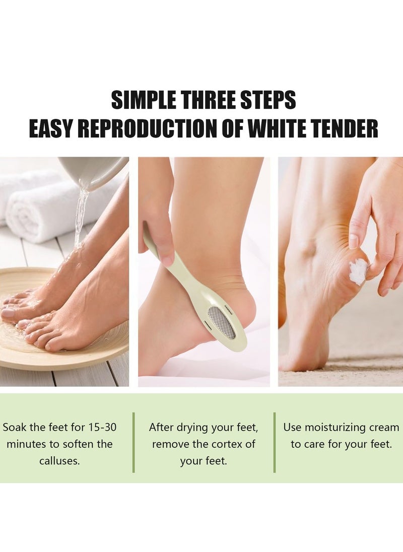 Excefore - Foot File, 4 PCS Foot Scrubber, Double Sided Callus Remover for Feet, Pedicure Rasp Tool to Remove Hard Dead Skin, Used on Both Wet and Dry Feet, Easily for Men Woman - Image 1
