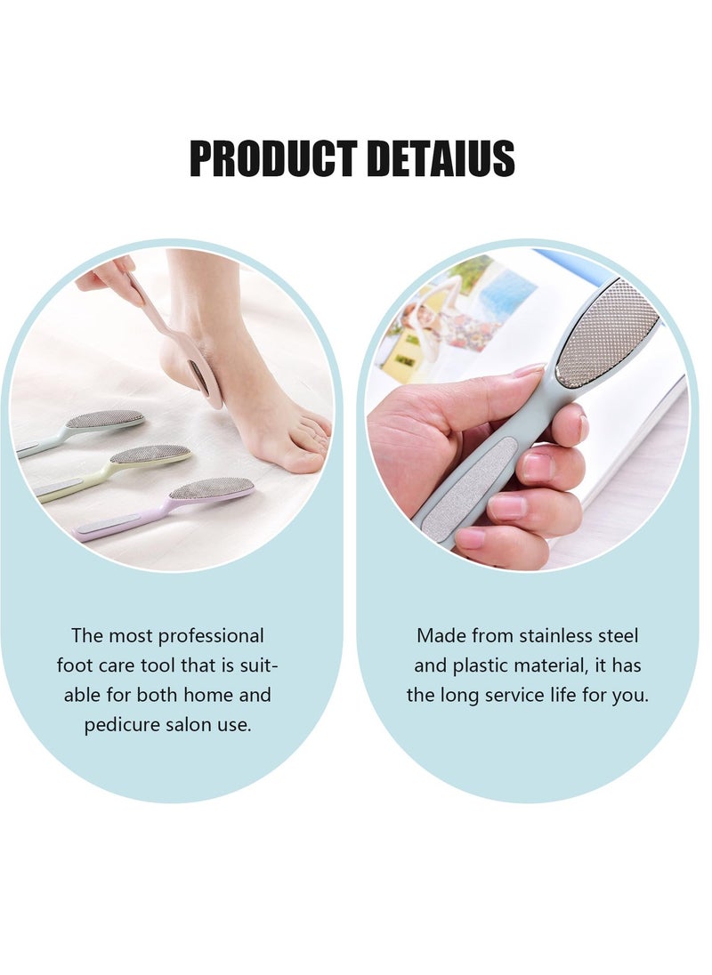 Excefore - Foot File, 4 PCS Foot Scrubber, Double Sided Callus Remover for Feet, Pedicure Rasp Tool to Remove Hard Dead Skin, Used on Both Wet and Dry Feet, Easily for Men Woman - Image 1