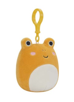 Squishmallows 3.5 inch Clip-On Leigh the Orange Toad , Officially Licensed Kellytoy Plush Toy, Colorful Soft Toy, Gift for Kids, Girls & Boys Washable Squishy Stuff Toy Multicolor All Age  - Image 3