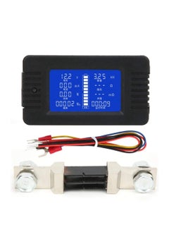 Generic Battery Test Detector, 0-200V LCD Digital Display Multifunctional Battery Meter, with 300A Shunt, 1% Measurement Accuracy(300A), Process and Current Calibrators  - Image 1