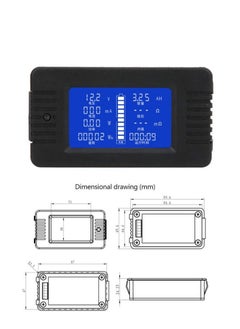 Generic Battery Test Detector, 0-200V LCD Digital Display Multifunctional Battery Meter, with 300A Shunt, 1% Measurement Accuracy(300A), Process and Current Calibrators  - Image 4