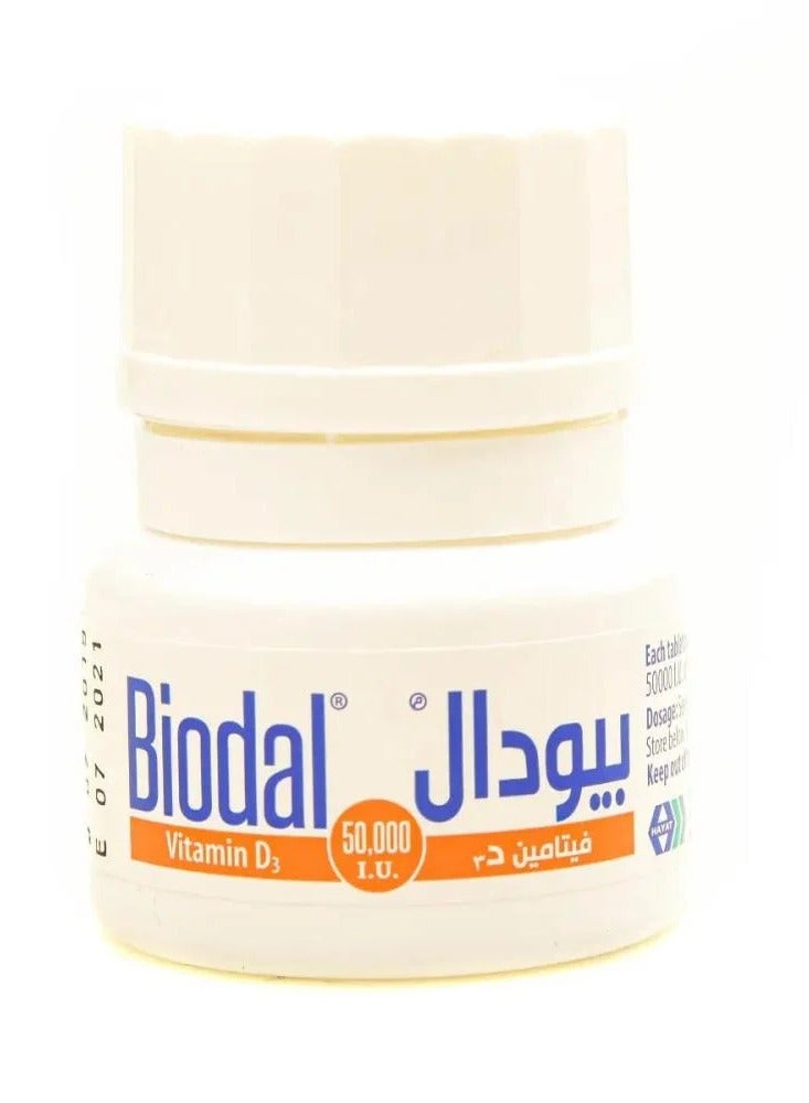 BIODAL 50,000 IU 20 tablets - Image 2