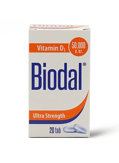 Biodal 50,000 IU 20 tablets