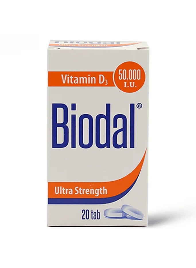 BIODAL - Biodal 50,000 IU 20 tablets - Image 1