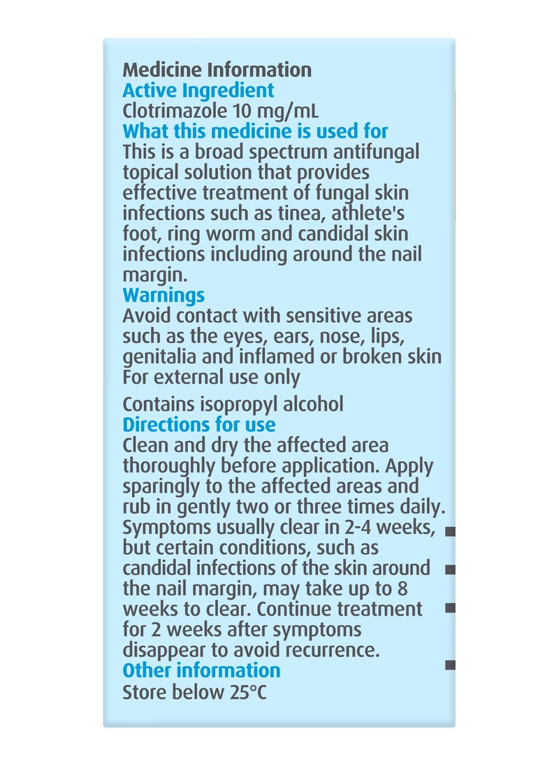 Canesten Antifungal Topical Solution 20Ml  - Image 3