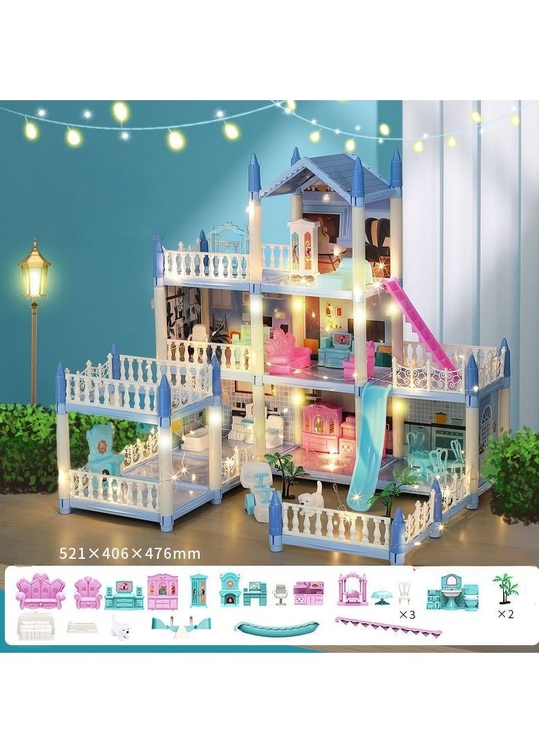 ألعاب بناء بيت الدمية للفتيات الصغيرات أفكار هدايا DIY