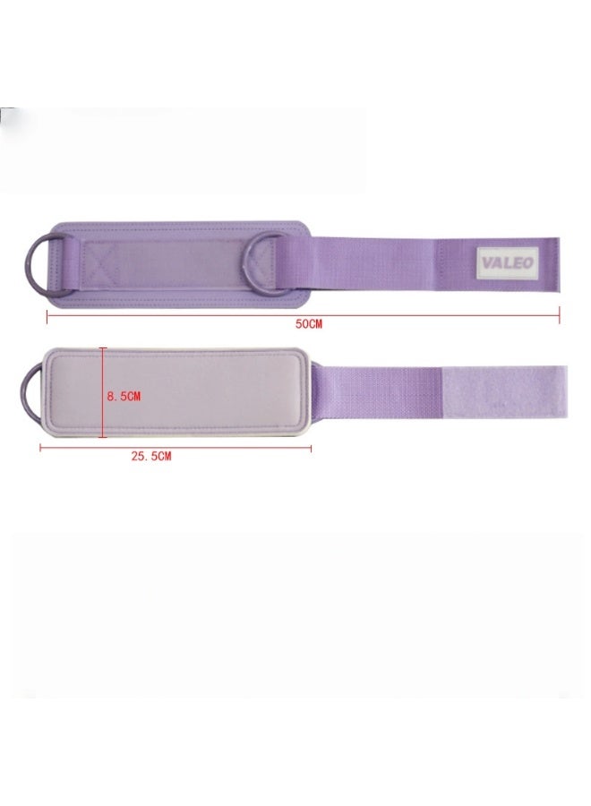 Valeo Fitness Ankle Cuffs with Adjustable Resistance Bands Set Comfortable Design for Effective Leg and Glute Strengthening Workouts - Image 2