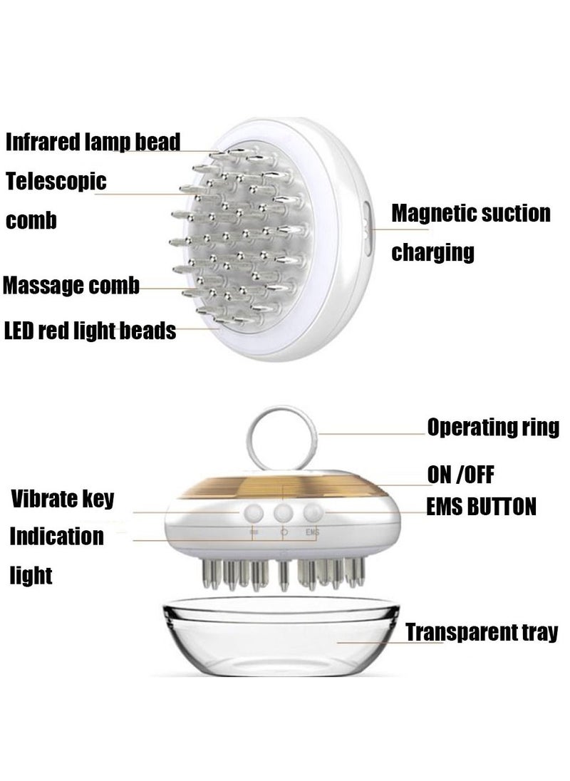 Arabest - Infrared EMS Microcurrent Electric Vibration Massage Comb - Image 1