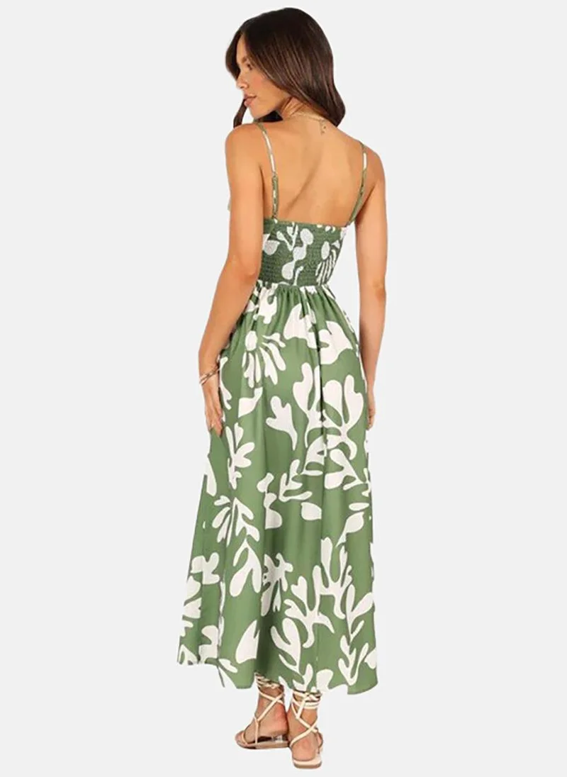 YUNIQEE Floral Print Midi Dress