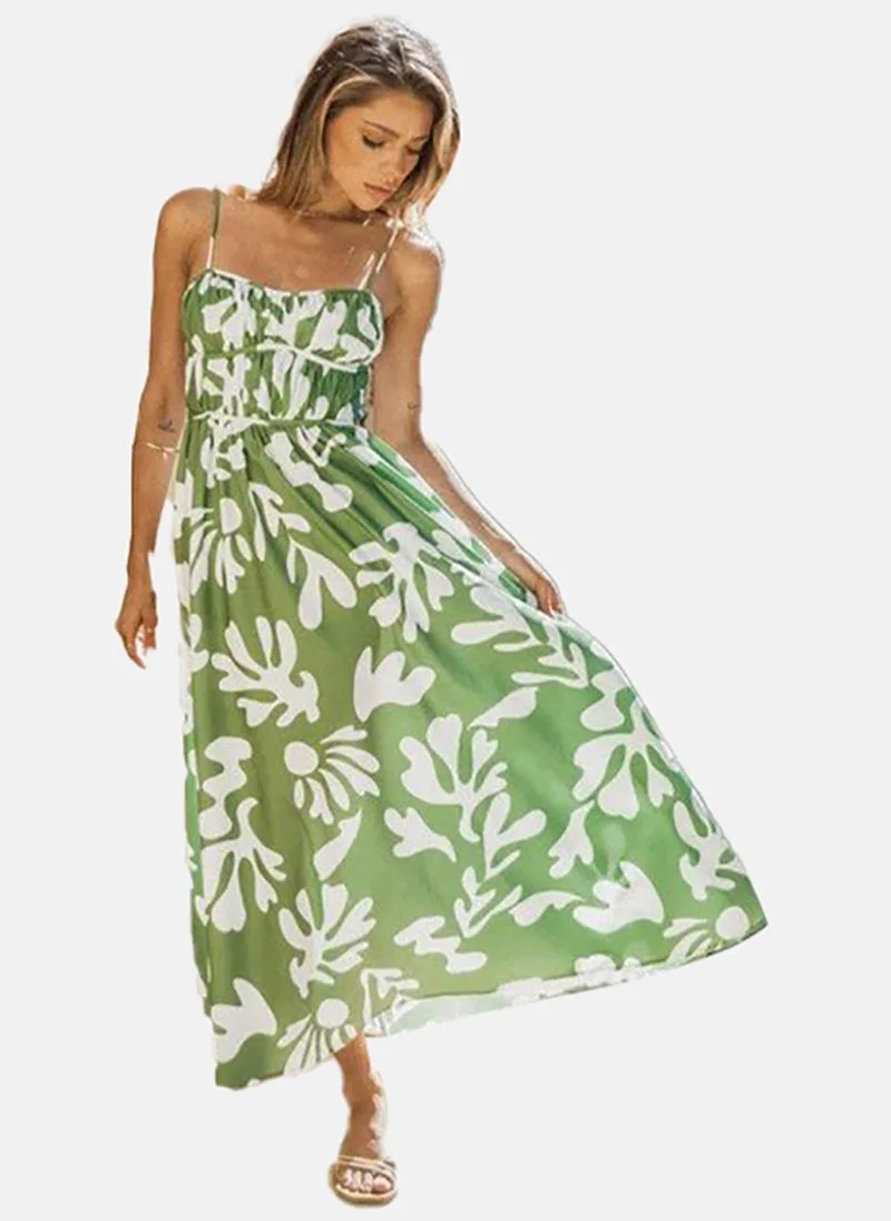 YUNIQEE Floral Print Midi Dress