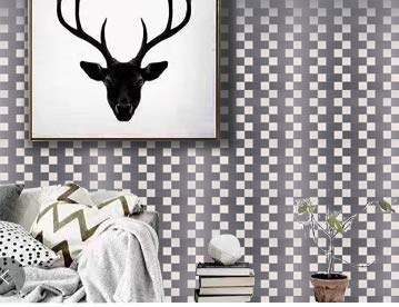 XUANINY Peel and Stick Metal Backsplash Tiles, Self Adhesive Aluminum Mosaic 3D Wall Sticker for Kitchen (Square +Rectangle Stainless Steel, 5 Sheets) - Image 3