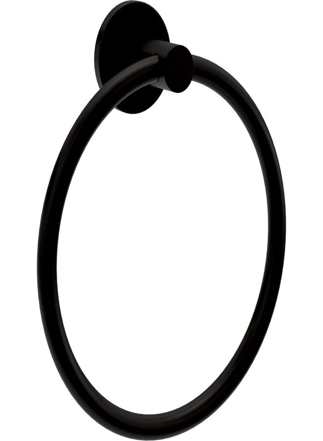 Peerless PA347-BL Precept Towel Ring, Matte Black - Image 1