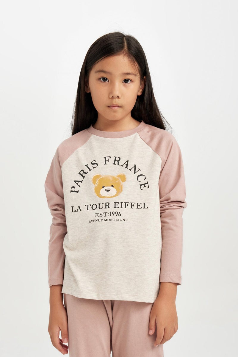 ديفاكتو طقم بيجاما قصة عادية من قطعتين - Image 5