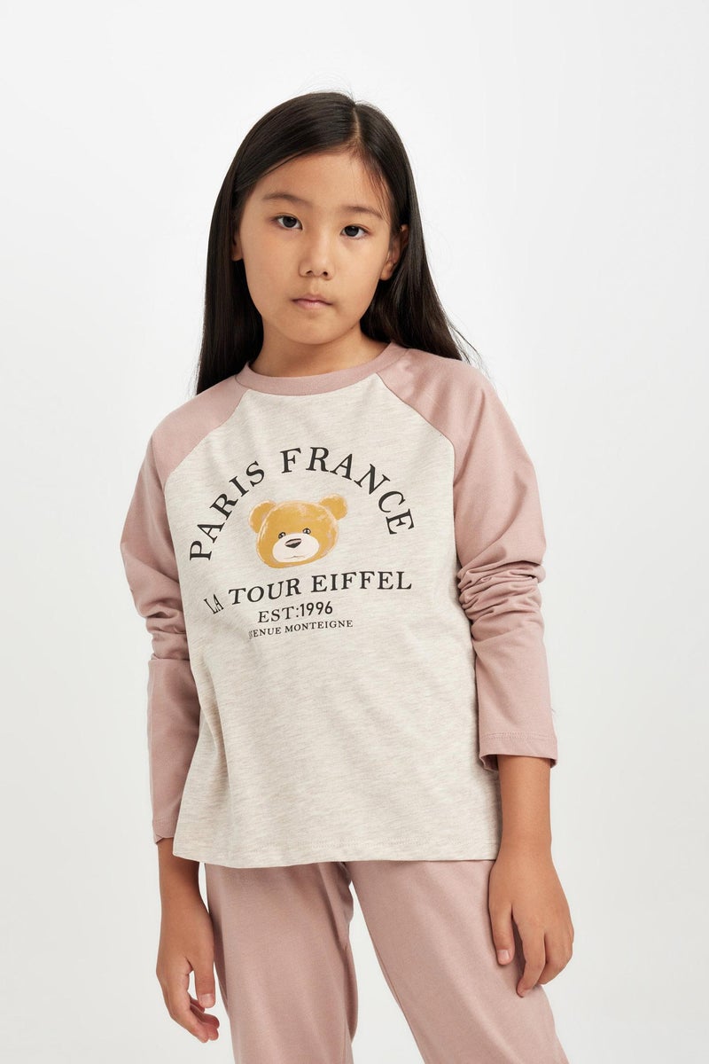 ديفاكتو طقم بيجاما قصة عادية من قطعتين - Image 3