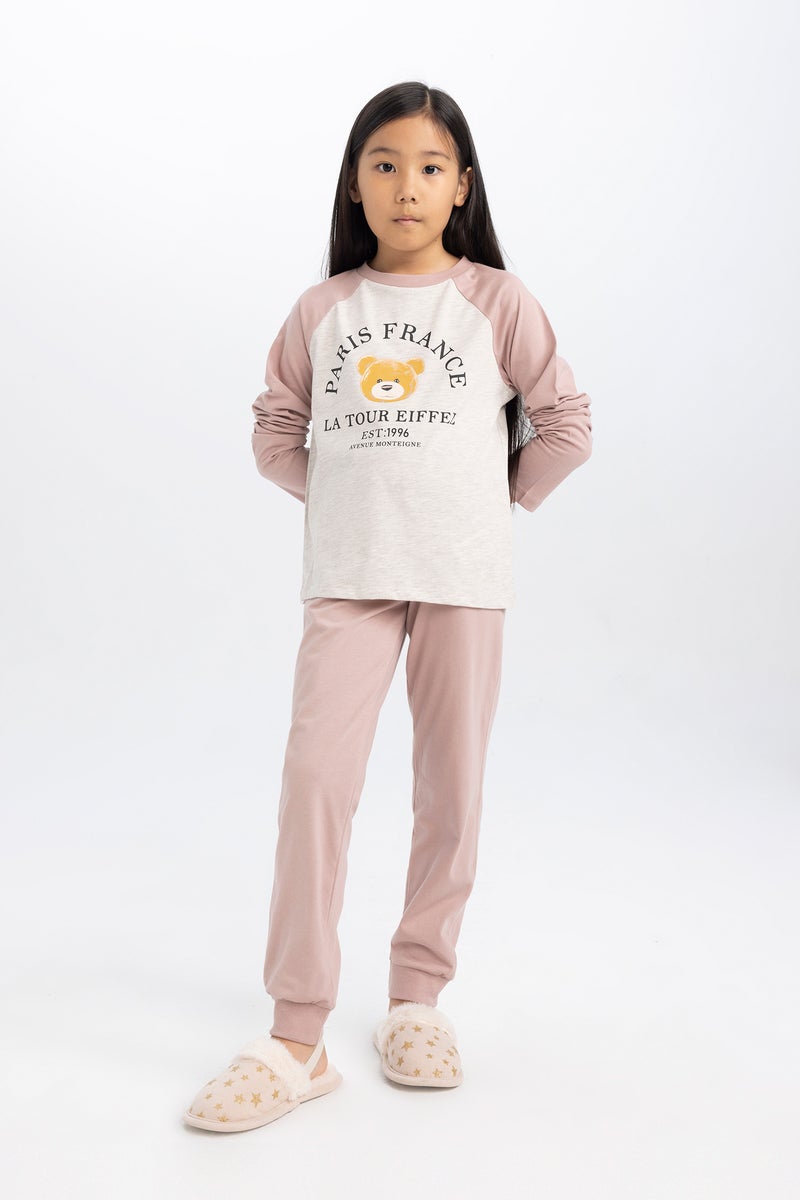 ديفاكتو طقم بيجاما قصة عادية من قطعتين - Image 2