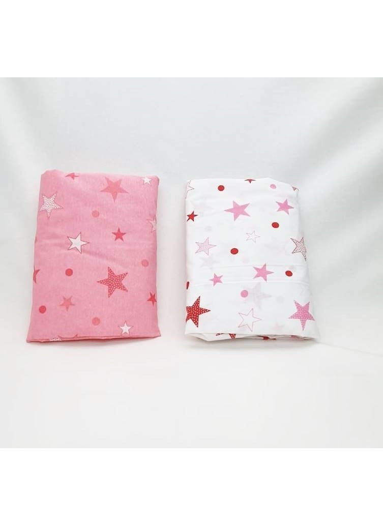 Tiny Plans - Elastic Fitted Baby Sheet 2 Pack - Image 1
