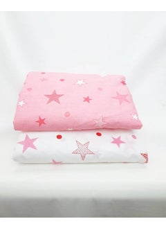 Tiny Plans Elastic Fitted Baby Sheet 2 Pack  - Image 4