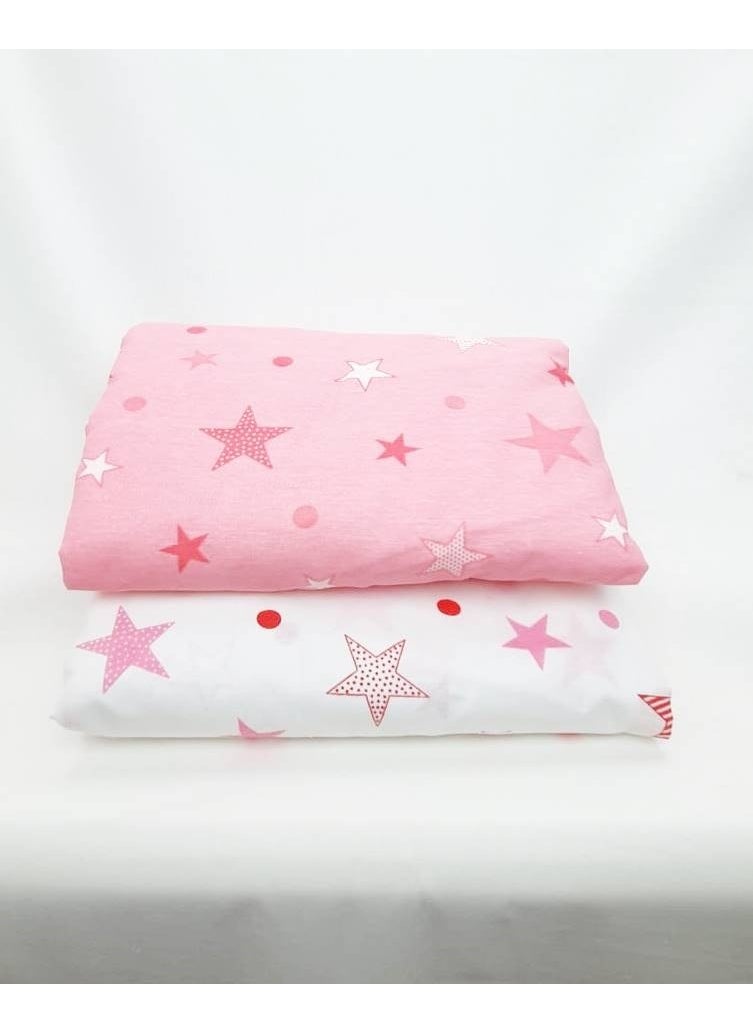 Tiny Plans - Elastic Fitted Baby Sheet 2 Pack - Image 1