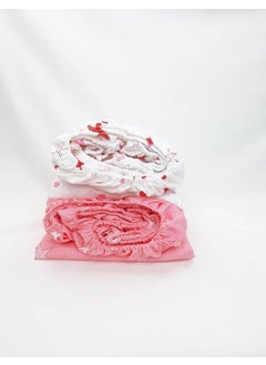 Tiny Plans Elastic Fitted Baby Sheet 2 Pack  - Image 1