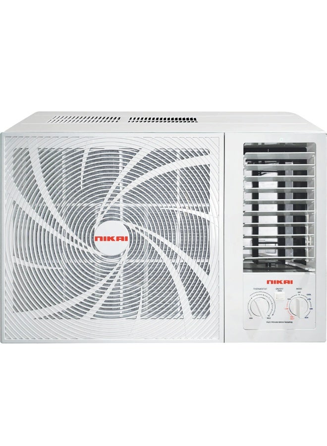 NIKAI 2 Ton Hot & Cold Window AC, 20000 BTU Air conditioner | Low Noise | Grooved Copper Tubing | T3 Compressor | NWAC24056HC25/ NWAC24056HC26 white - Image 2