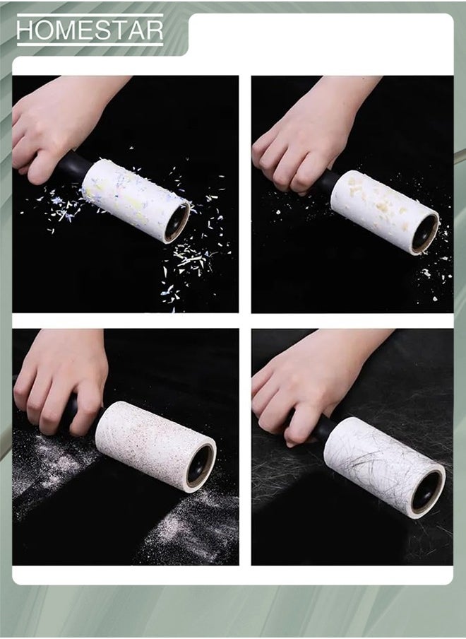 HOMESTAR Lint Rollers for Pet Hair ,Extra Sticky Lint Roller Lint Remover Rollers Refills Sticky for Pet Hair Couch Clothes Furniture Carpet  - Image 5