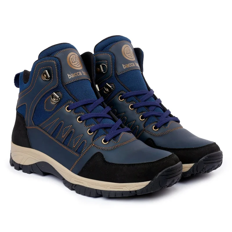 Bacca Bucci Blue Hunter 6 inch Outdoor Hiking Boots for Men | Best Price UAE